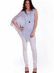 Ponczo Model Juki Blue