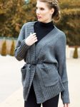 Sweter Sweter Model Mona  Graphite