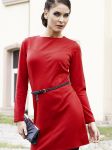 Sukienka Sukienka Model Zip Red