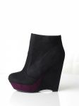 Botki Model A469-32 Black Purple