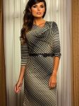 Sukienka Sukienka Model 444400279 Black-Beige