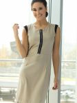 Sukienka Sukienka Dzienna Model 44P449103 Beige