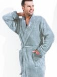 Szlafrok Męski Wiktor Soft Grey