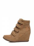 Trampki na Koturnie Model 581-1 Taupe