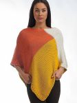 Ponczo Model Benita Orange-Yellow