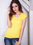 T-Shirt Model 40-0661 Yellow