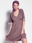 Koszula Nocna Model 31240-88x Brown