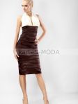 Sukienka Sukienka Wieczorowa Model KM22-1 Brown