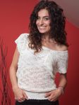 Sweter 11-421 Ecru