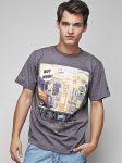 T-Shirt Męski Model L-07-043 GREY