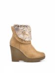 BUTY NA KOTURNIE CB1309-2C /S2-81P Camel