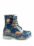 KALOSZE W KWIATY CB6791N /S3-45P Navy