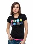 T-shirt Damski Model H-37-071 BLACK
